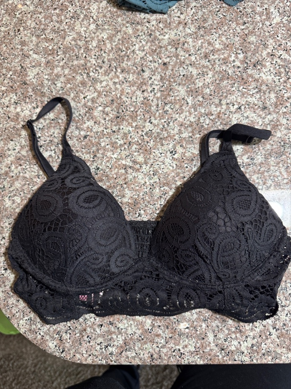 Lace High-Neck Bralette - Assorted Colors PRICE IS FOR ALL BULK TOGETHER! - Picture 5 of 7